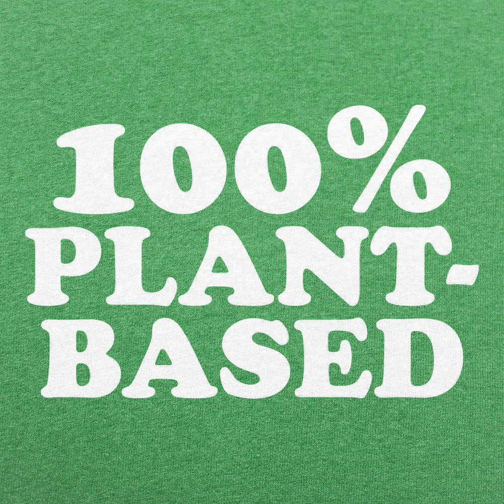 100% Plant Based Vegan Vegetarian Slogan