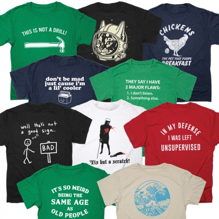 Best Selling Bundle - 10 Funny Graphic Tees Pack