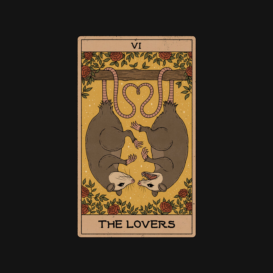 Lovers Opossum Tarot