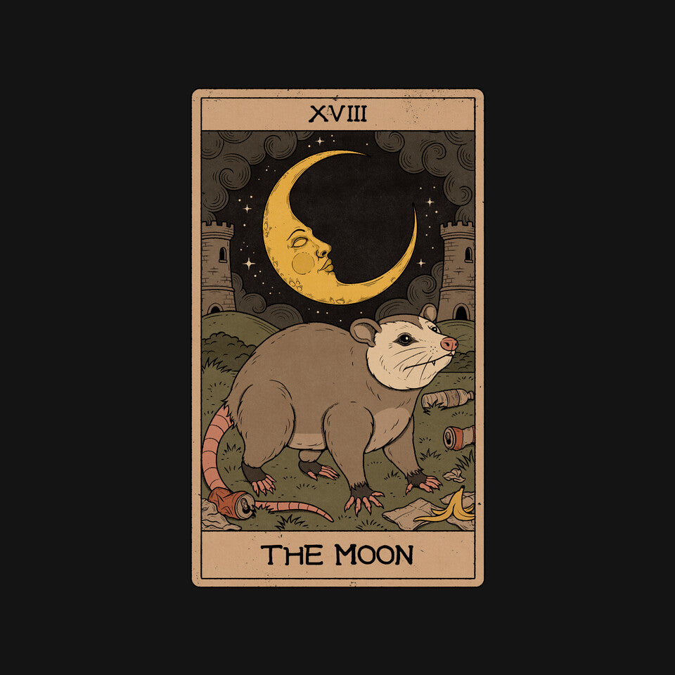The Moon Opossum Tarot