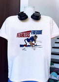 1989 Prime Time Inc Fred Smerlas 76 Fearless Freddie Football Player T-Shirt
