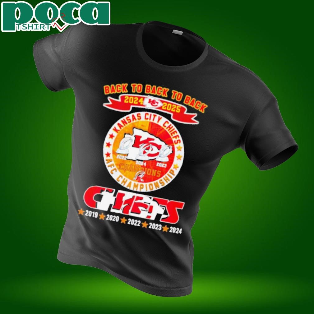 2024 2025 Kansas City Chiefs AFC Championship Champions logo shirt