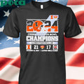 2024 Cheez it Citrus Bowl Champions Illinois Fighting Illini score Shirt