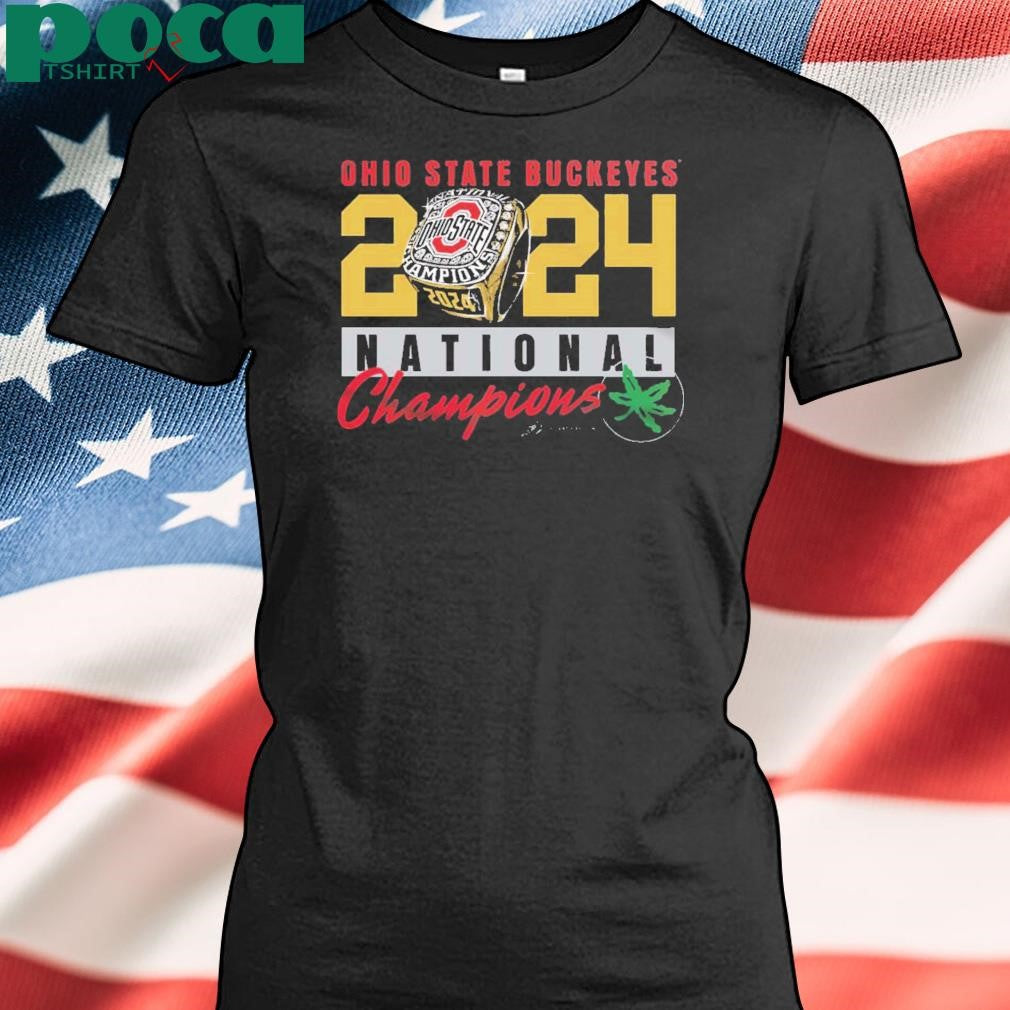 2024 Ohio State Champions Ring 2024-2025 College Football Playoff National Champions Unisex T-Shirt