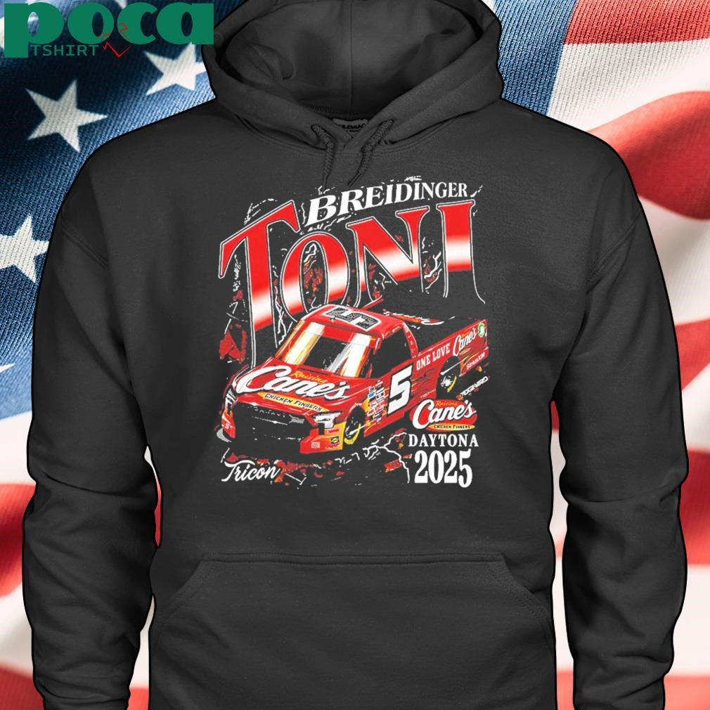 2025 Daytona Raising Cane’s Toni Breidinger Unisex T-Shirt