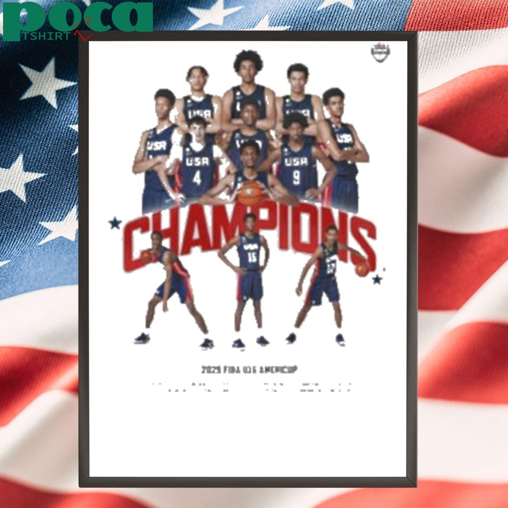 2025 FIBA U16 AmeriCup Champions shirt