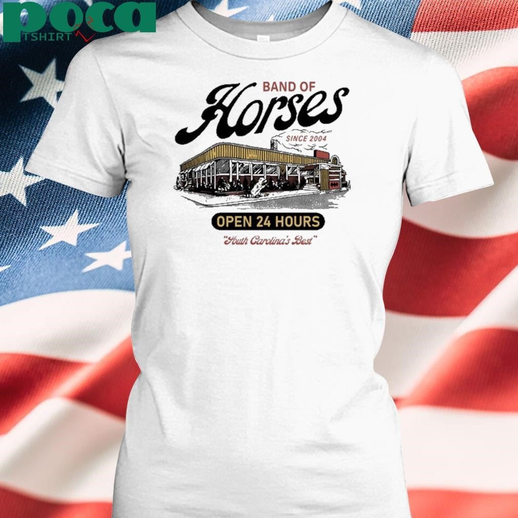 2025 Tee Band of Horses Diner 2024 Tour shirt