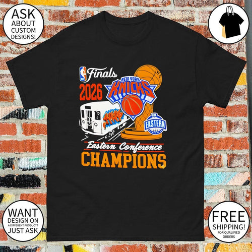 2026 Knicks Eastern Conference Champions NBA New York Basketball Graphic tee