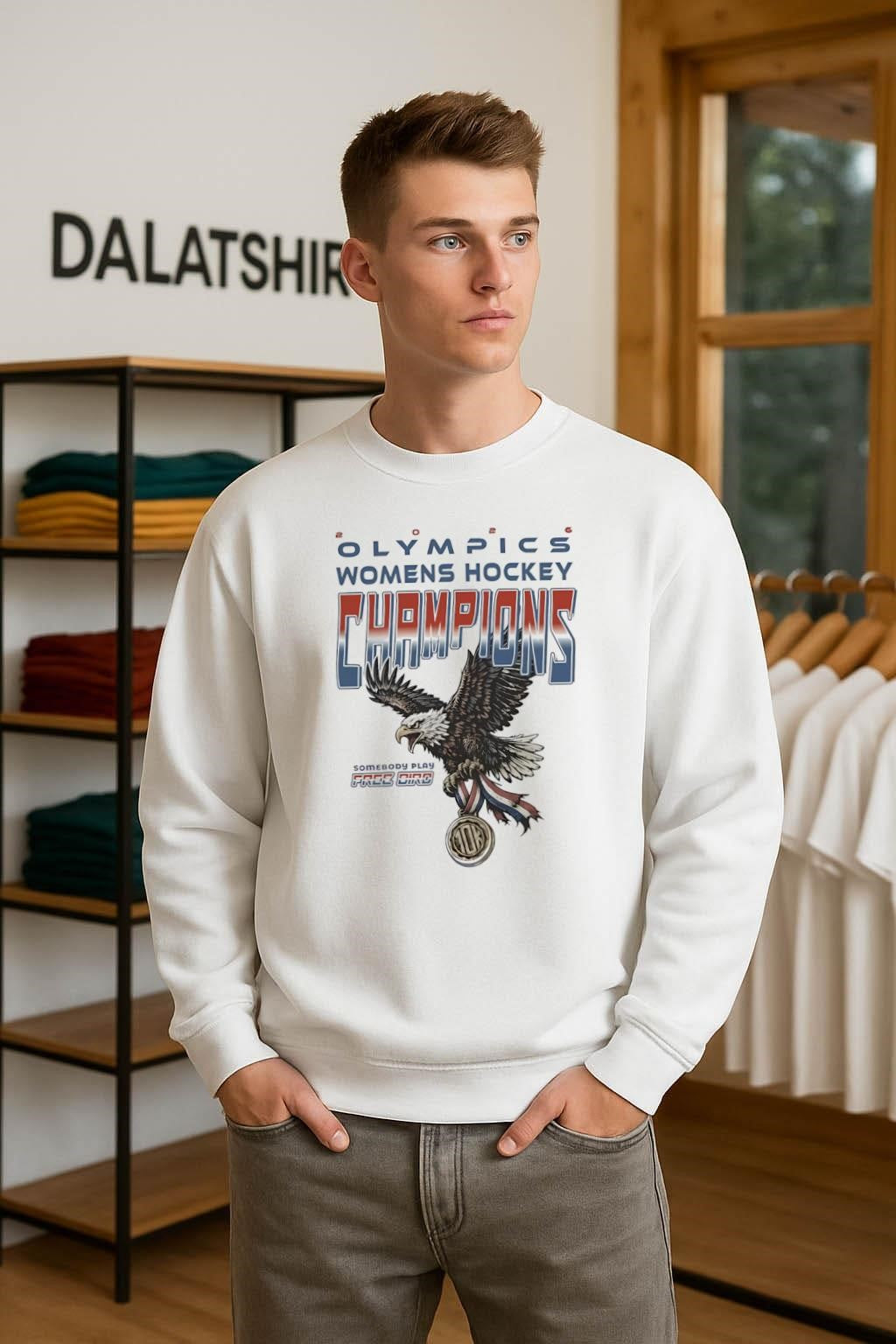 2026 Olympics Womens Hockey Champions Eagle Free Bird shirt