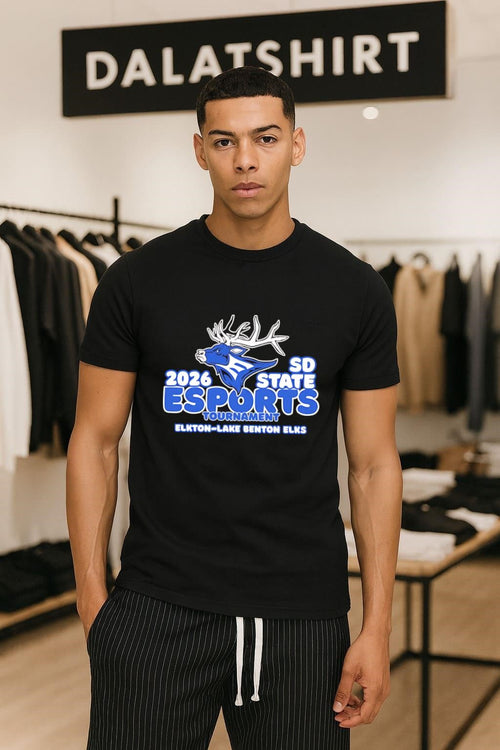 2026 SD State Esports Tournament Elkton-Lake Benton Elks Elk Head shirt