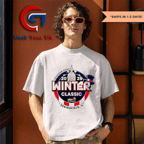 2026 Winter Classic USA Gymnastics Selection Event logo shirt