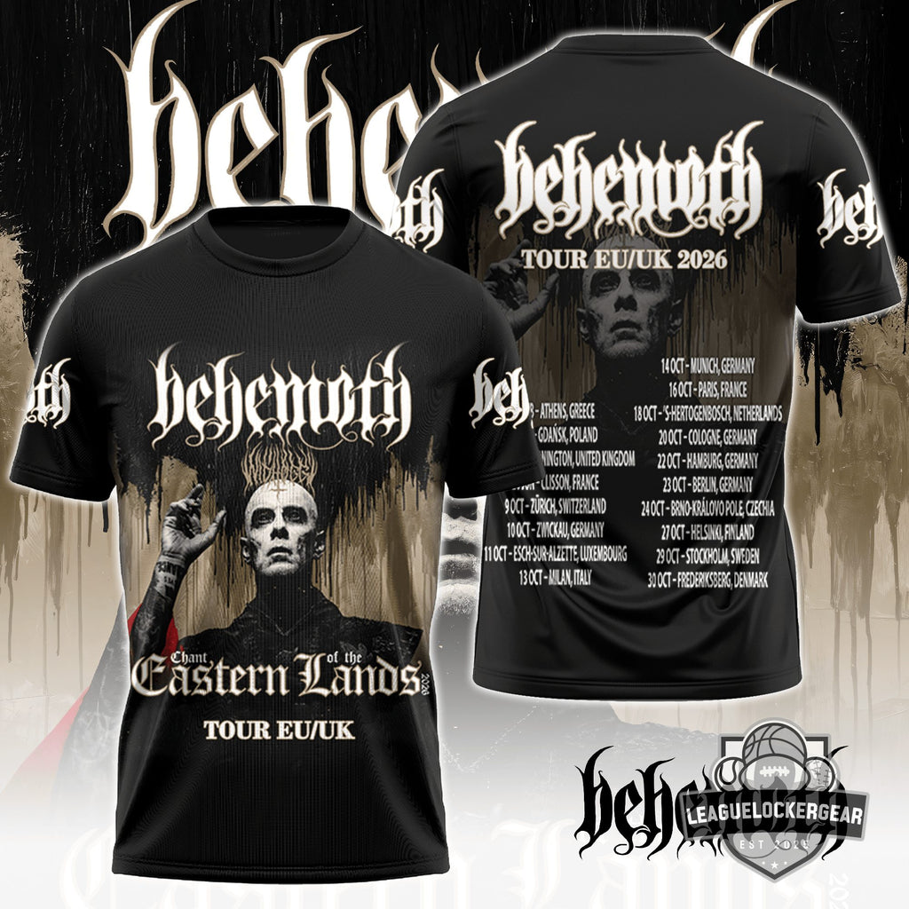 Behemoth Chant of the Eastern Lands Tour EU/UK 2026 T-Shirt