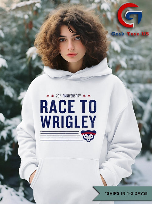 20th Anniversary Race to Wrigley Chicago Cubs shirt