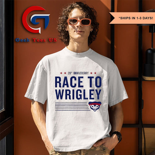 20th Anniversary Race to Wrigley Chicago Cubs shirt