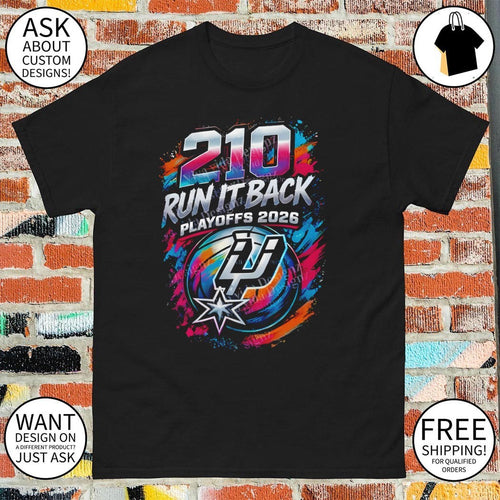 210 Run It Back San Antonio Spurs Basketball Game Day Playoff 2026 shirt