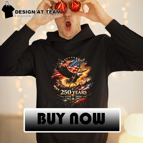 250 Years Anniversary Eagle American flag 1776-2026 Independence Day shirt