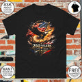 250 Years Anniversary Eagle American flag 1776-2026 Independence Day shirt
