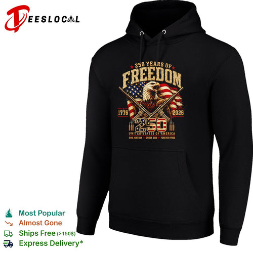 250 Years of Freedom 1776 2026 United States of America shirt