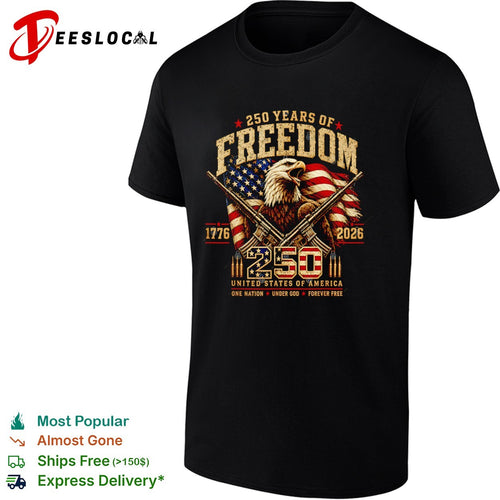 250 Years of Freedom 1776 2026 United States of America shirt