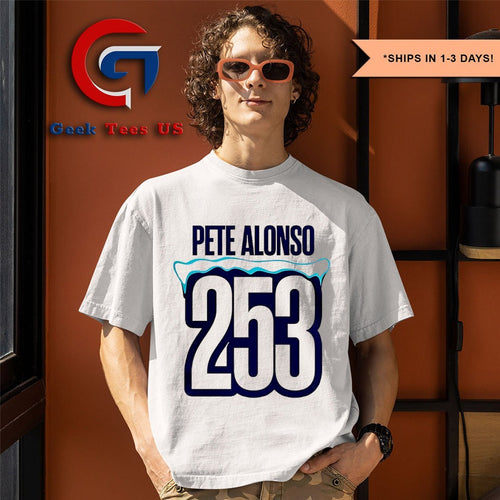 253 New York Mets Pete Alonso Home Run Record shirt