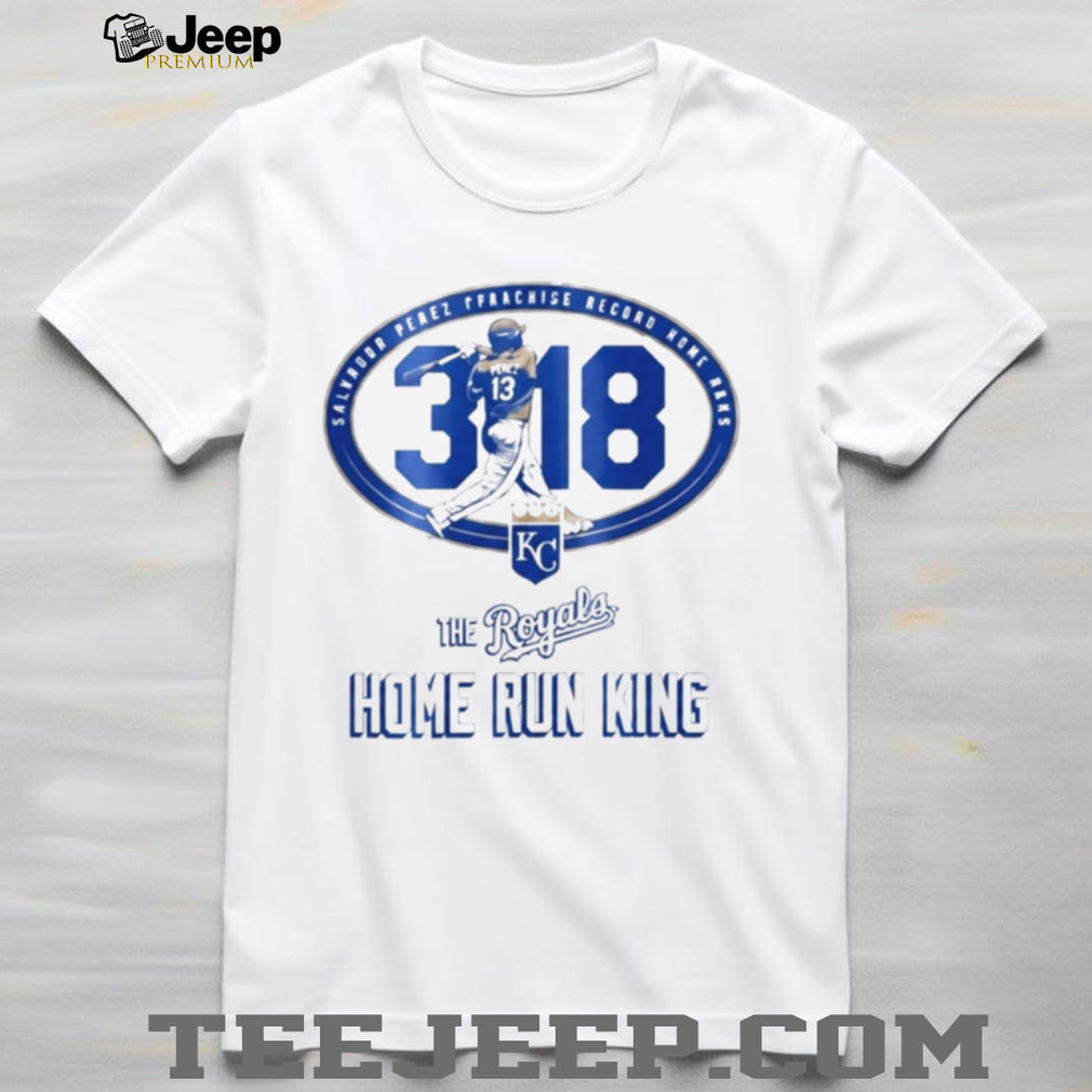 Salvador Perez Kansas City Royals Franchise Record Home Runs King shirt