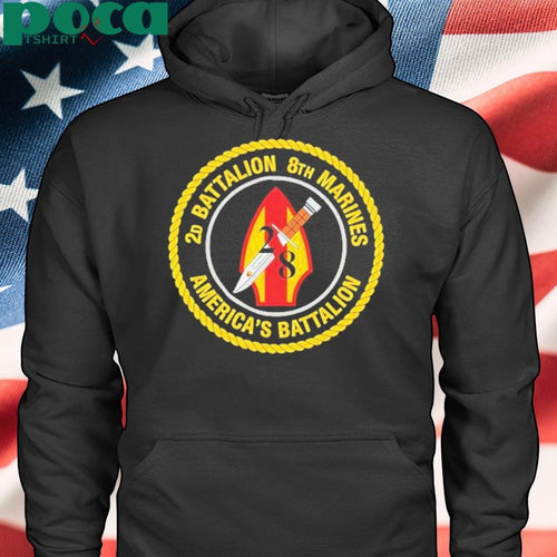 2d Battalion 8th Marines Americas Battalion Logo Shirt