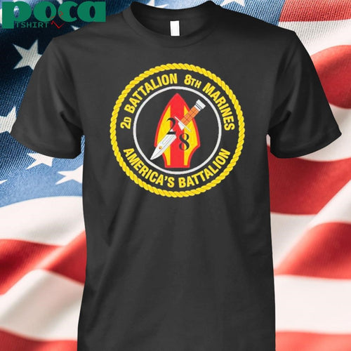 2d Battalion 8th Marines Americas Battalion Logo Shirt
