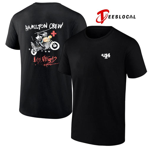 44 Hamilton Vegas moto ride graphic shirt