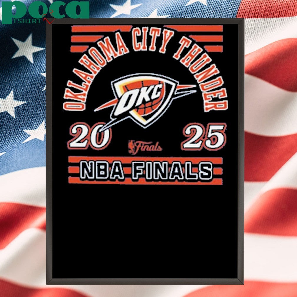 47 Oklahoma City Thunder Blue 2025 Finals Participant shirt
