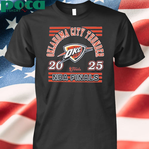 47 Oklahoma City Thunder Blue 2025 Finals Participant shirt