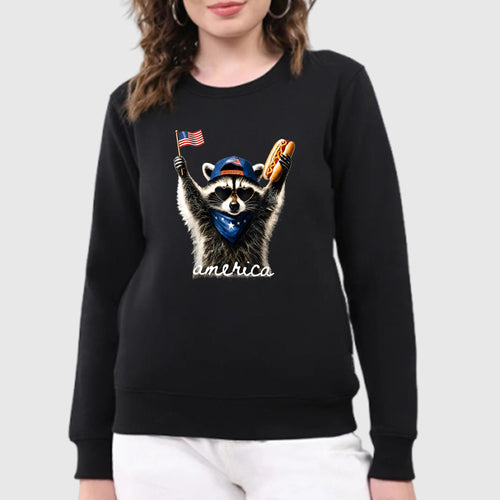 4th Of July Raccoon Hot Dog Shirt