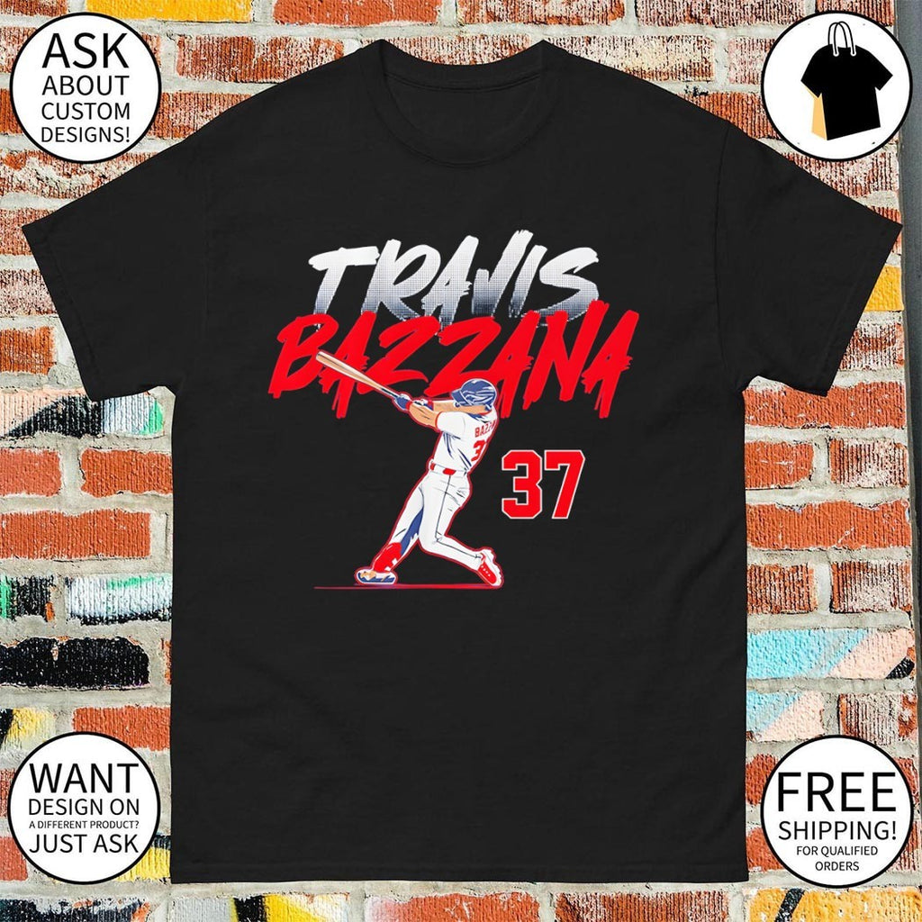 Travis Bazzana Cleveland Guardians Slugger Swing Number Baseball shirt