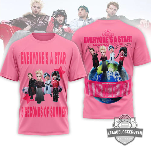 5 Seconds of Summer Everyone’s A Star World Tour T-Shirt