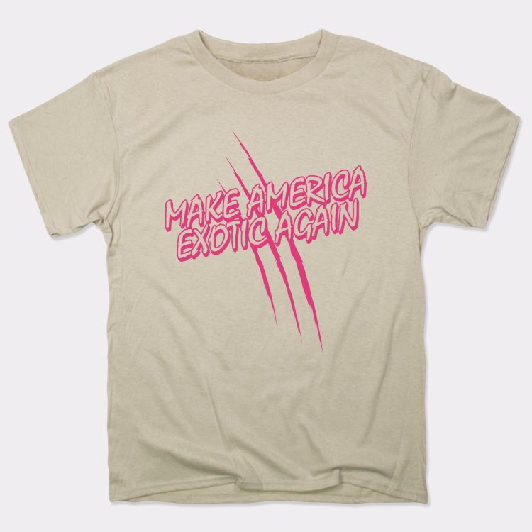 Make America Exotic Again Tiger Claw Scratch Design