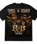Chris Brown Usher Tour 2026 Lux Concert Tee Tee Unisex T-shirt, Sweatshirt, Hoodie (1)