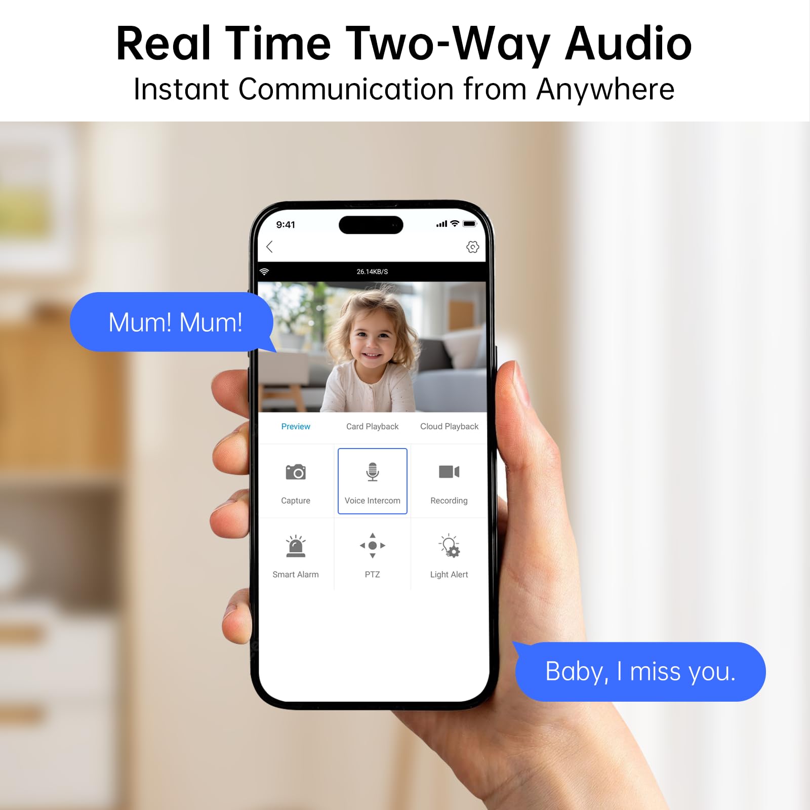 2K Wi-Fi Indoor Security Camera, 2.4/5GHz Wi-Fi Pet Cam, 3MP Camera for Baby & Pet Monitoring, Pet Camera with Phone App for Home Security,IR Night Vision,Two-Way Audio,Motion Tracking