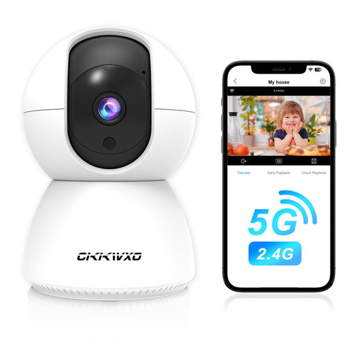 2K Wi-Fi Indoor Security Camera, 2.4/5GHz Wi-Fi Pet Cam, 3MP Camera for Baby & Pet Monitoring, Pet Camera with... (Image 2)