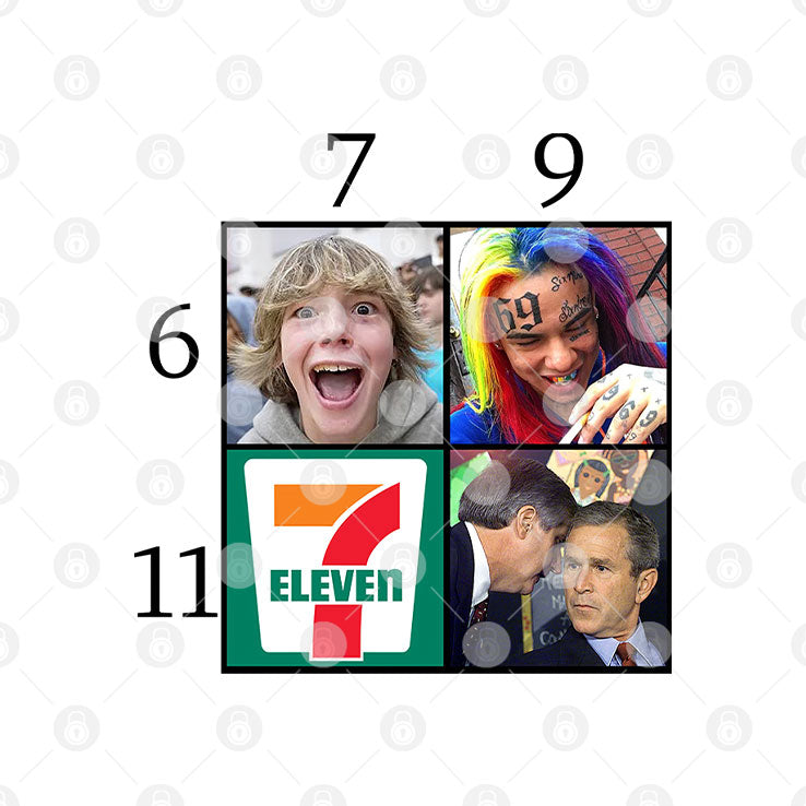 67911 Tekashi 6ix9ine George W Bush T Shirt