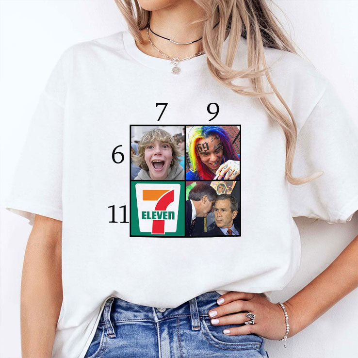 67911 Tekashi 6ix9ine George W Bush T Shirt