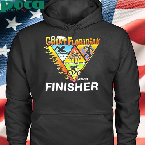 6th Annual Great Floridian Finisher 1996 Vintage Shirt