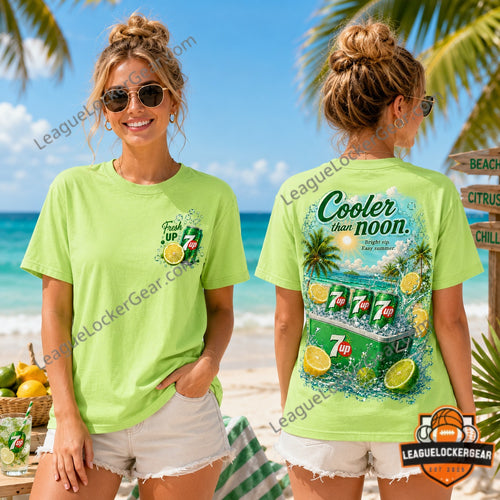 7UP Cooler than Noon Summer Beach T-Shirt