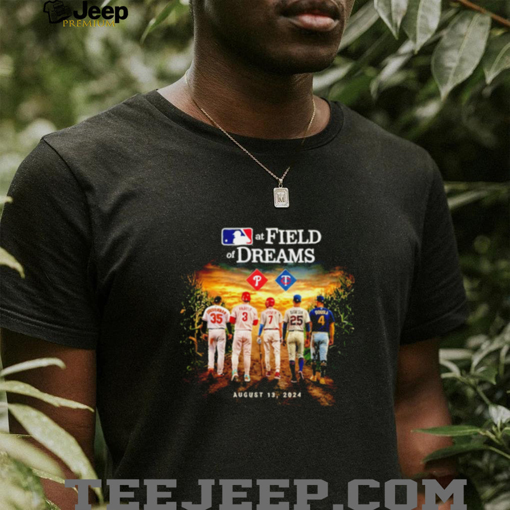 Phillies vs Twins Baseball MLB at Field of Dreams shirt