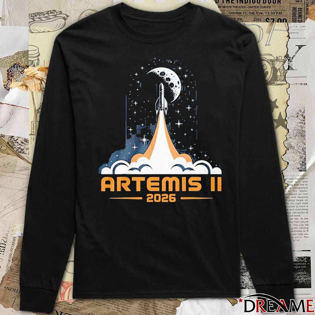 Artemis II Moon Launch 2026 Mission t-shirt
