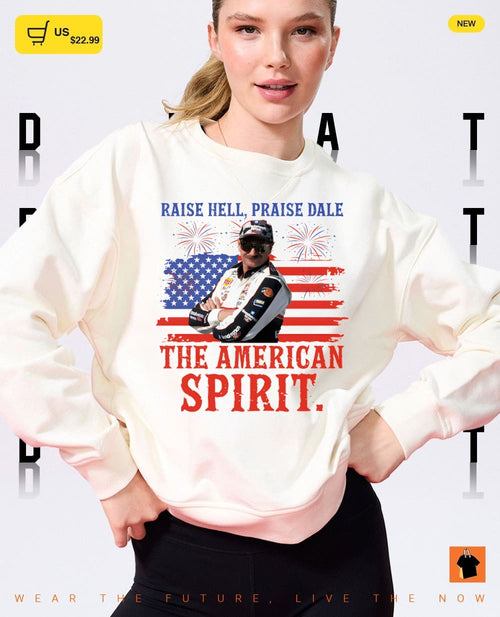 90s Vintage Dale Earnhardt The American Spirit 4th of July shirt
