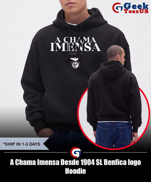A Chama Imensa Desde 1904 SL Benfica logo shirt