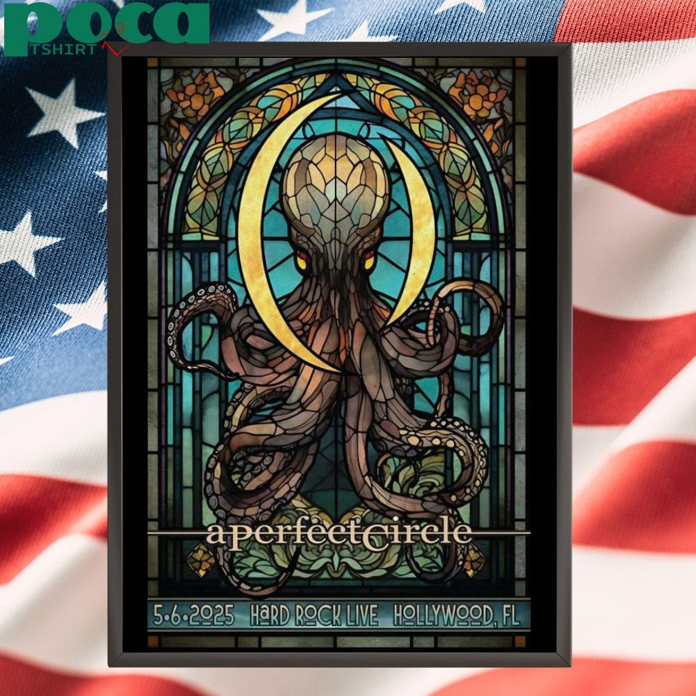 A Perfect Circle At Hard Rock Live On May 6, 2025 Show Poster Shirt