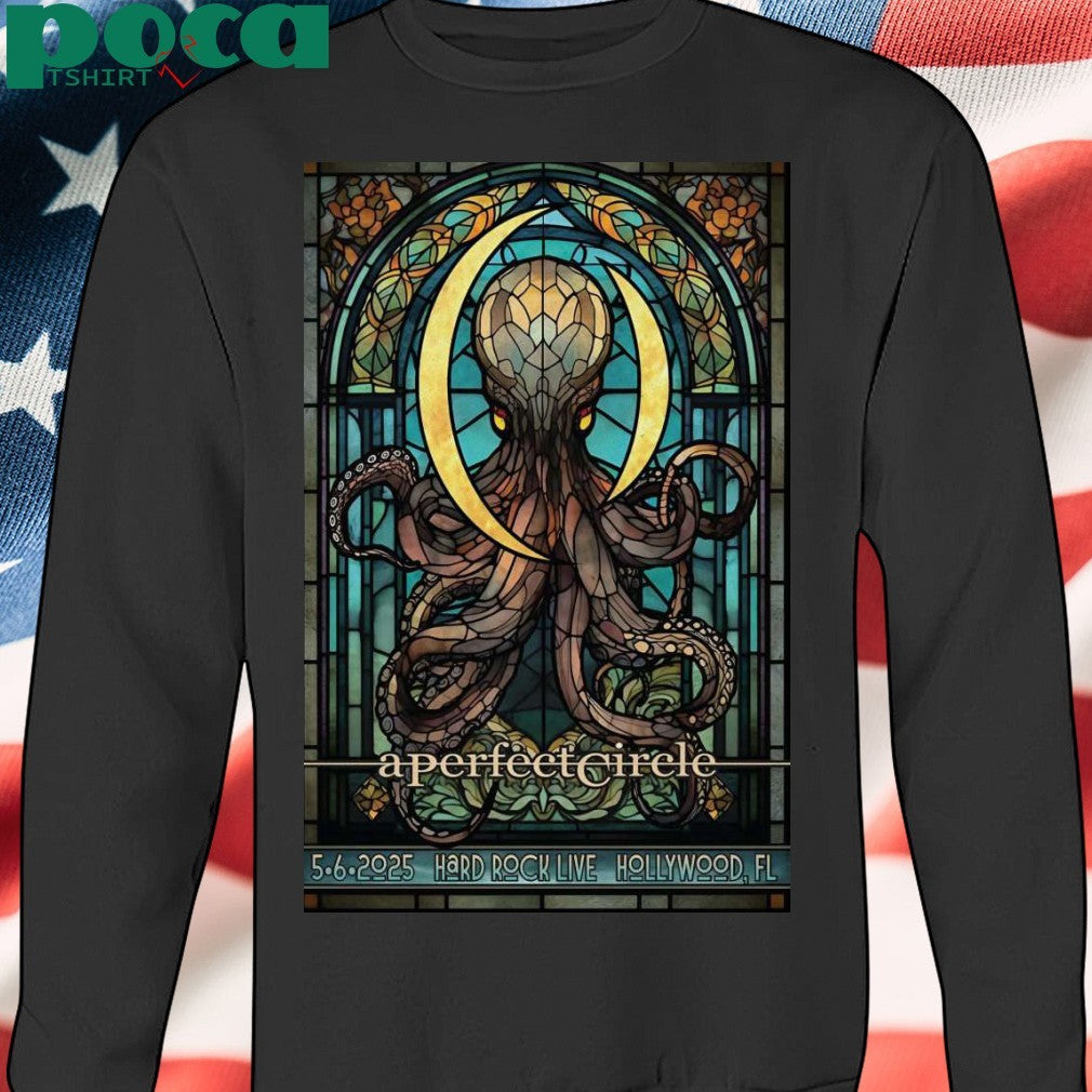 A Perfect Circle At Hard Rock Live On May 6, 2025 Show Poster Shirt