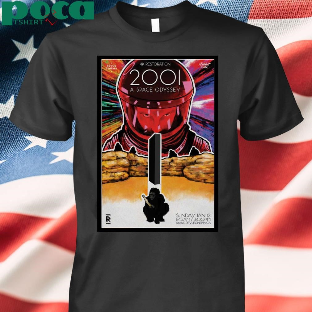 A Space Odyssey Poster Sunday Jan 12 2025 Revue Cinema, CA T-Shirt