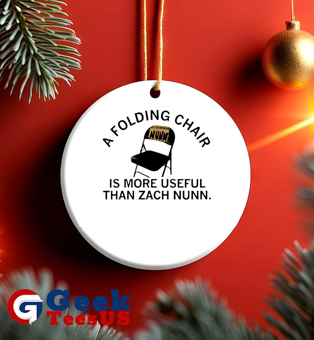 A folding chair is more useful than Zach Nunn shirt