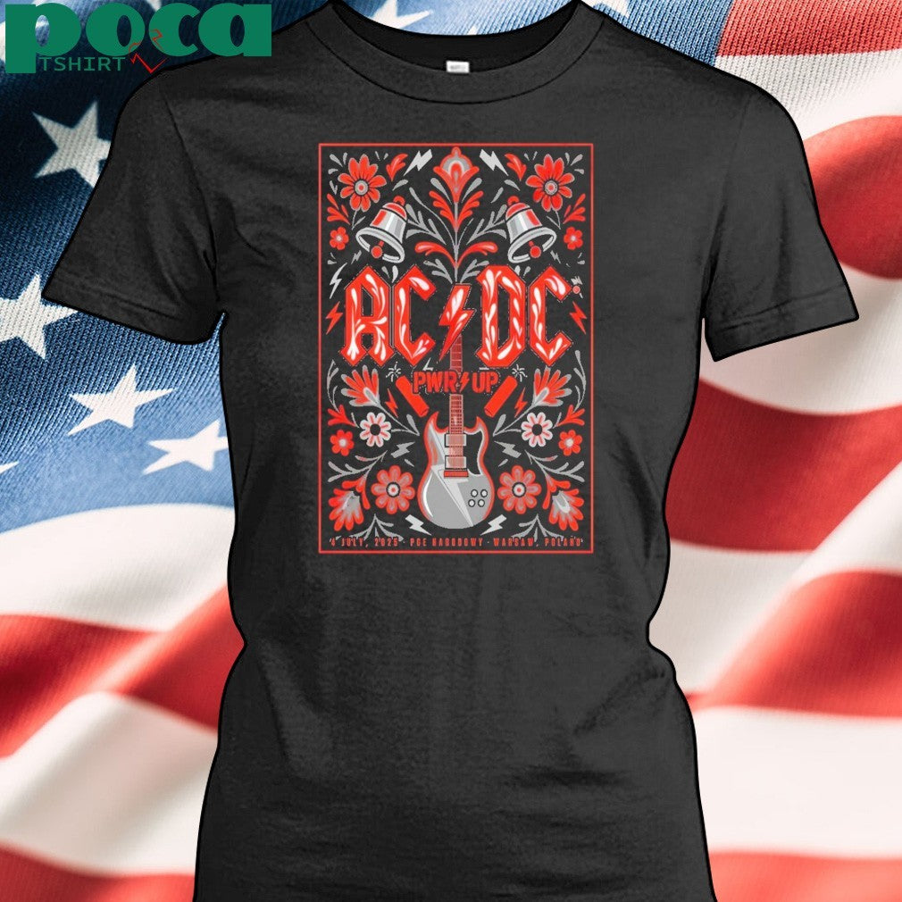 AC DC At Pge Narodowy In Warsaw Poland On July 4 2025 Poster shirt